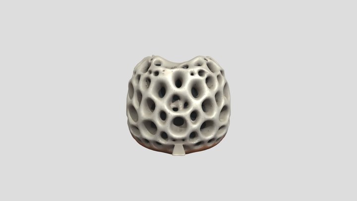 Porous ceramic sculpture 3D Model
