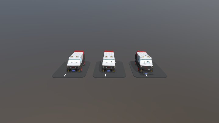 3 Car_Draft 3D Model