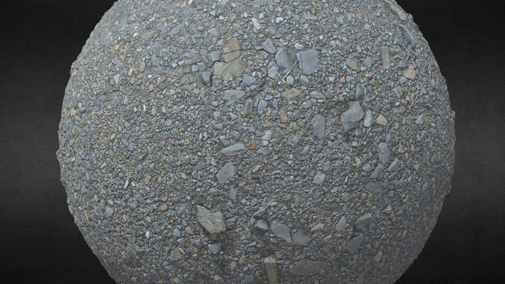 Stony ground/ground stone_01 3D Model