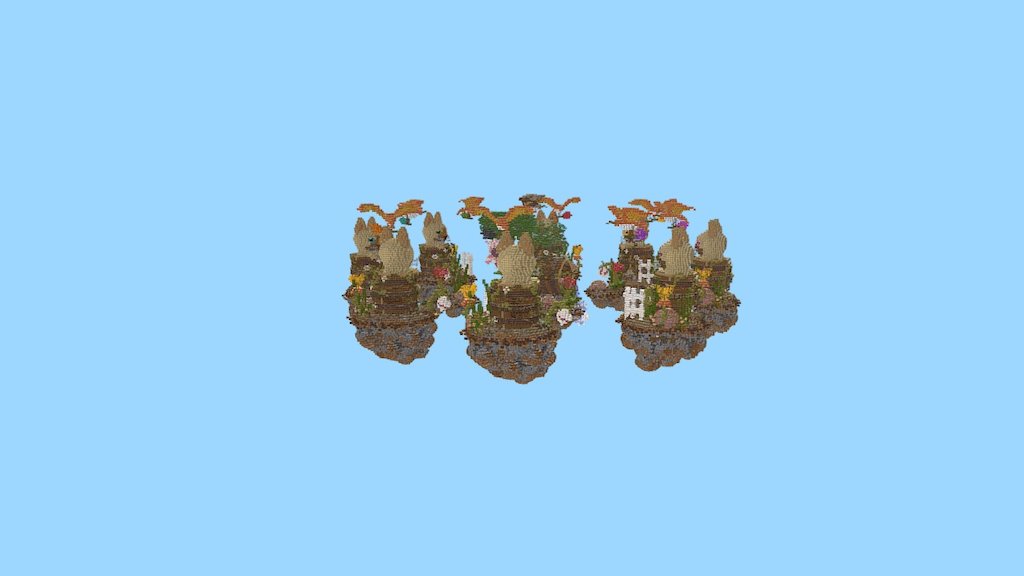 #Minecraft Skywars/Bedwars map