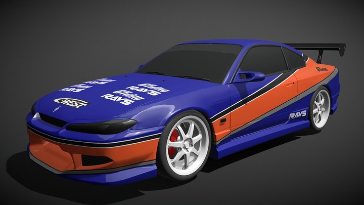 Nissan silvia s15 tuning – Free 3D Model STL