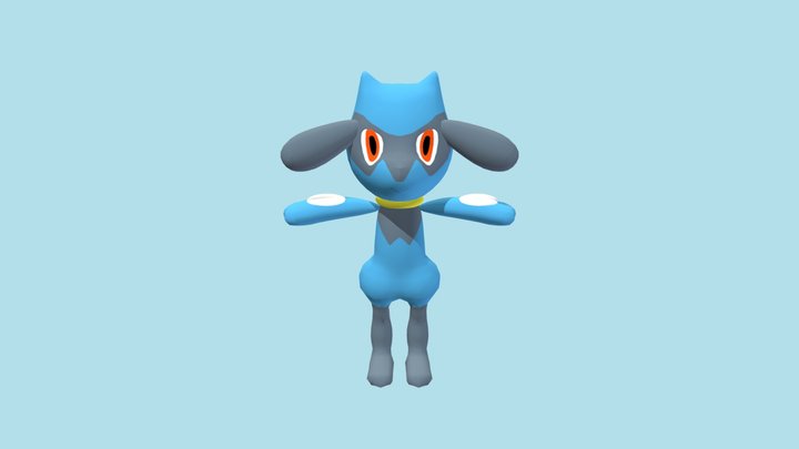 Riolu 3D Model