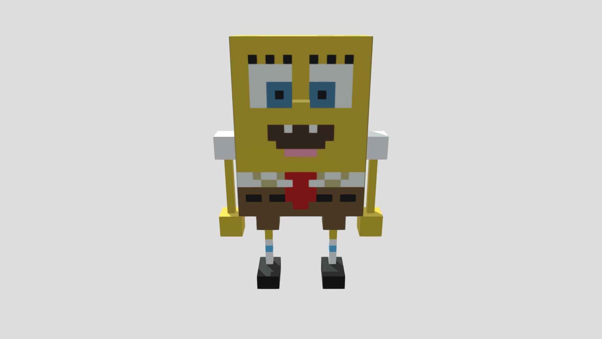 Spongebob Minecraft 3d Model My Xxx Hot Girl 