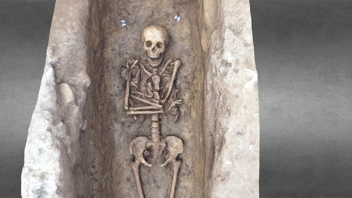 Inhumation médiévale (F5468) 3D Model