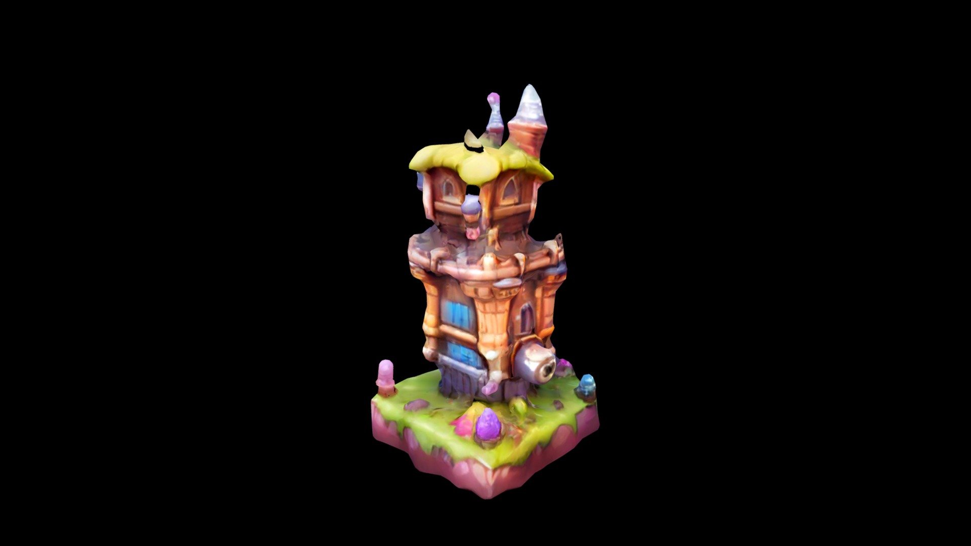 Tower Fall RTS building 0fa105e6-8244-4eb3-ad7d- - Download Free 3D ...