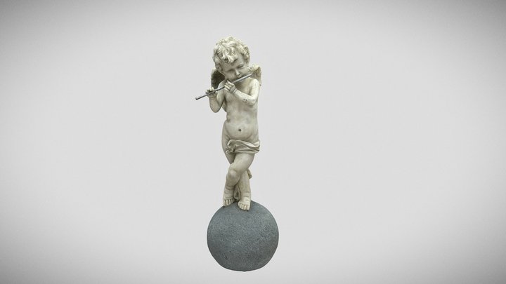 Angel Statue 3D Model