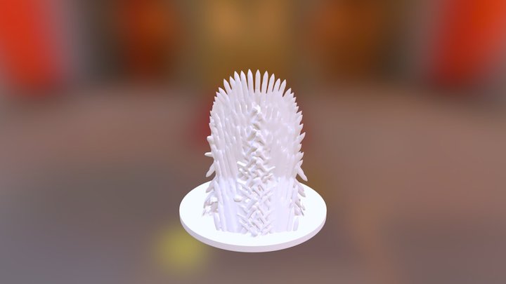 Game-of-thrones-iron-throne-1 3D Model