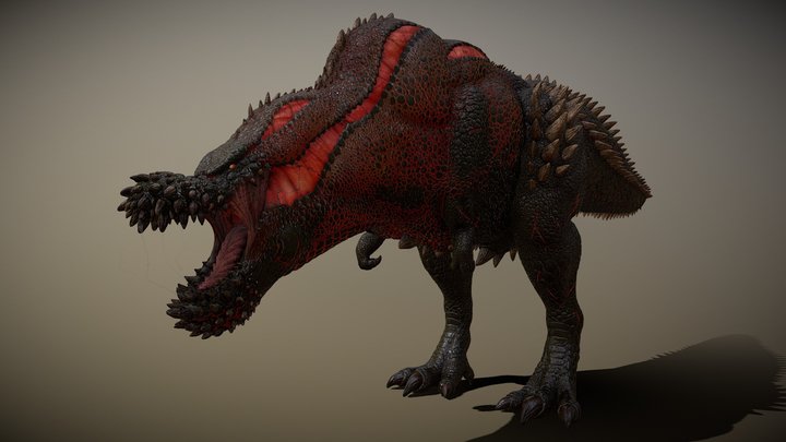 Monster Hunter-Deviljho (semester 4) 3D Model
