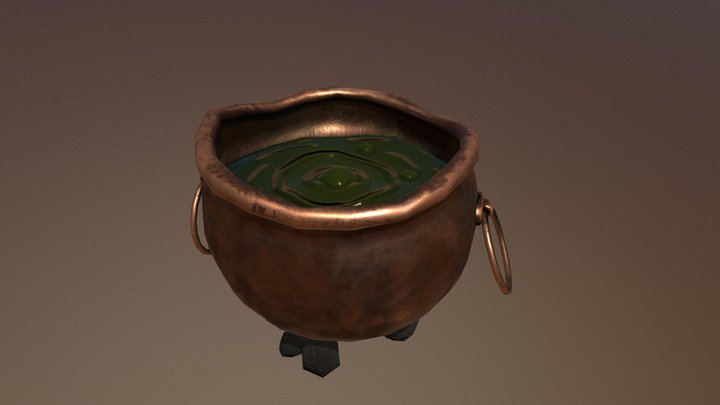 Hot pot - lowpoly model free for download – Modello 3D gratuito STL