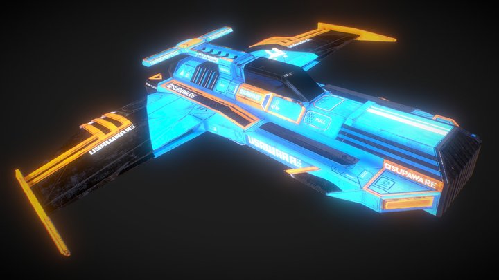 Thunderer - Racing ship 3D Model