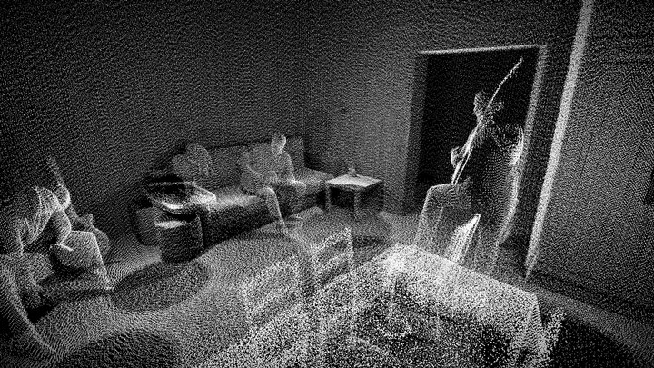 Point cloud from DIY laser scanner (lidar) 3D Model