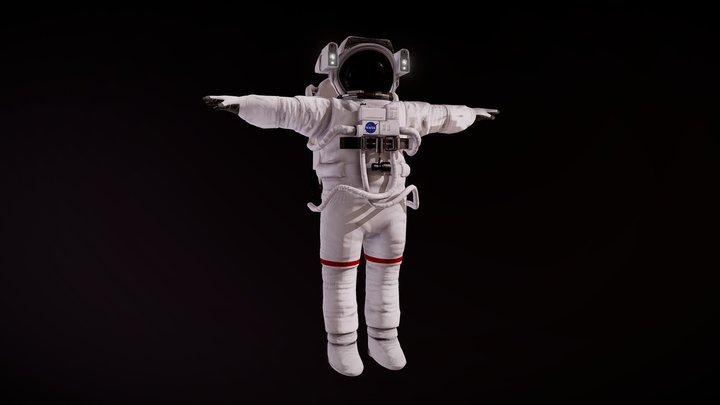 NASA Astronaut 3D Model