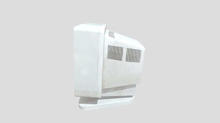 CRT TV 3D Model