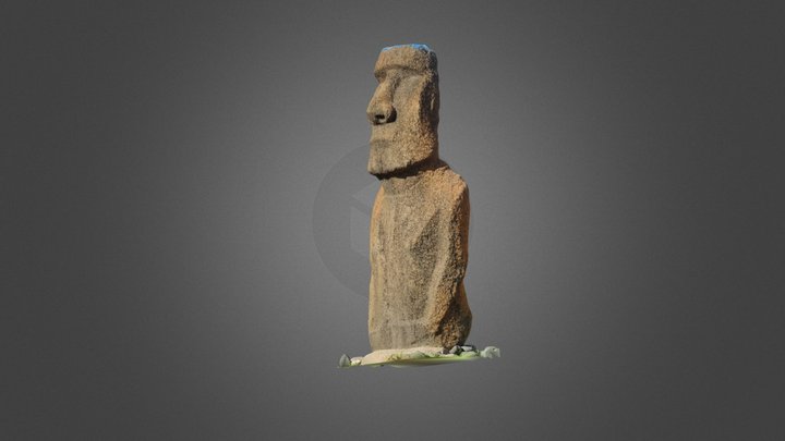 Moai Head for LUCKY 13 Figure by Cruiseboost, Download free STL model