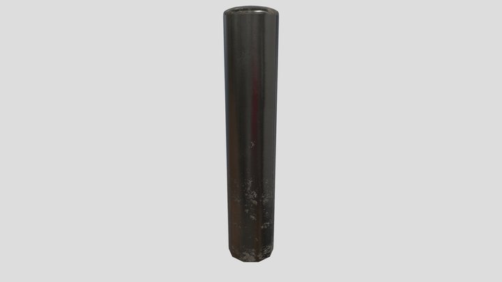 Barrier Pole 3D Model