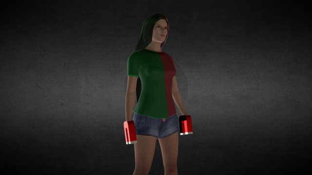 Magnetdämon 3D Model