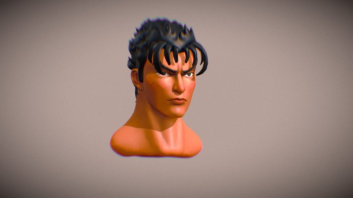 Jin Kazama base sculpt 3D Model