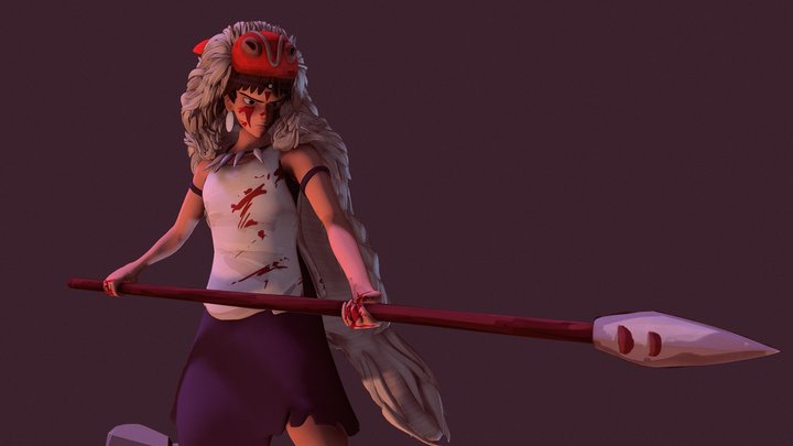 Princess Mononoke 3D Model