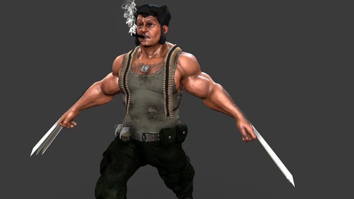 Vietnam Era Wolverine 3D Model