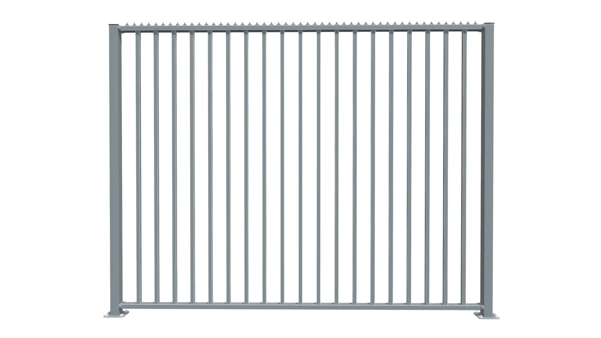 Barreaudage Paris Carre LD - Sur platines — Sketchfab embed 3D viewer