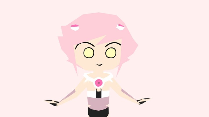 Robot Girl 3D Model