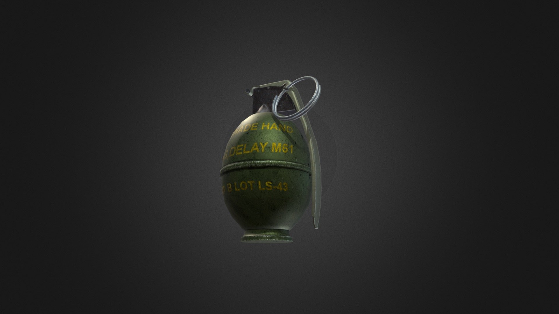 MP26 Grenade WW2 - 3D model by llllline [05b2c47] - Sketchfab