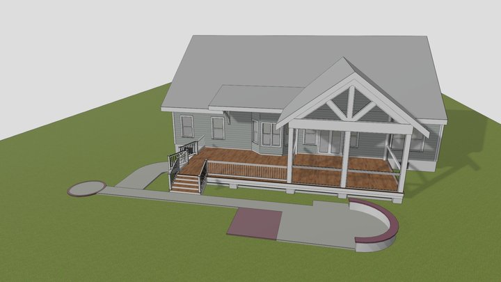 Screen Porch 2 3D Model