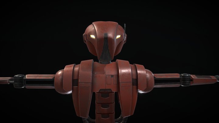 Star Wars Knights of the old republic | HK-47 3D Model