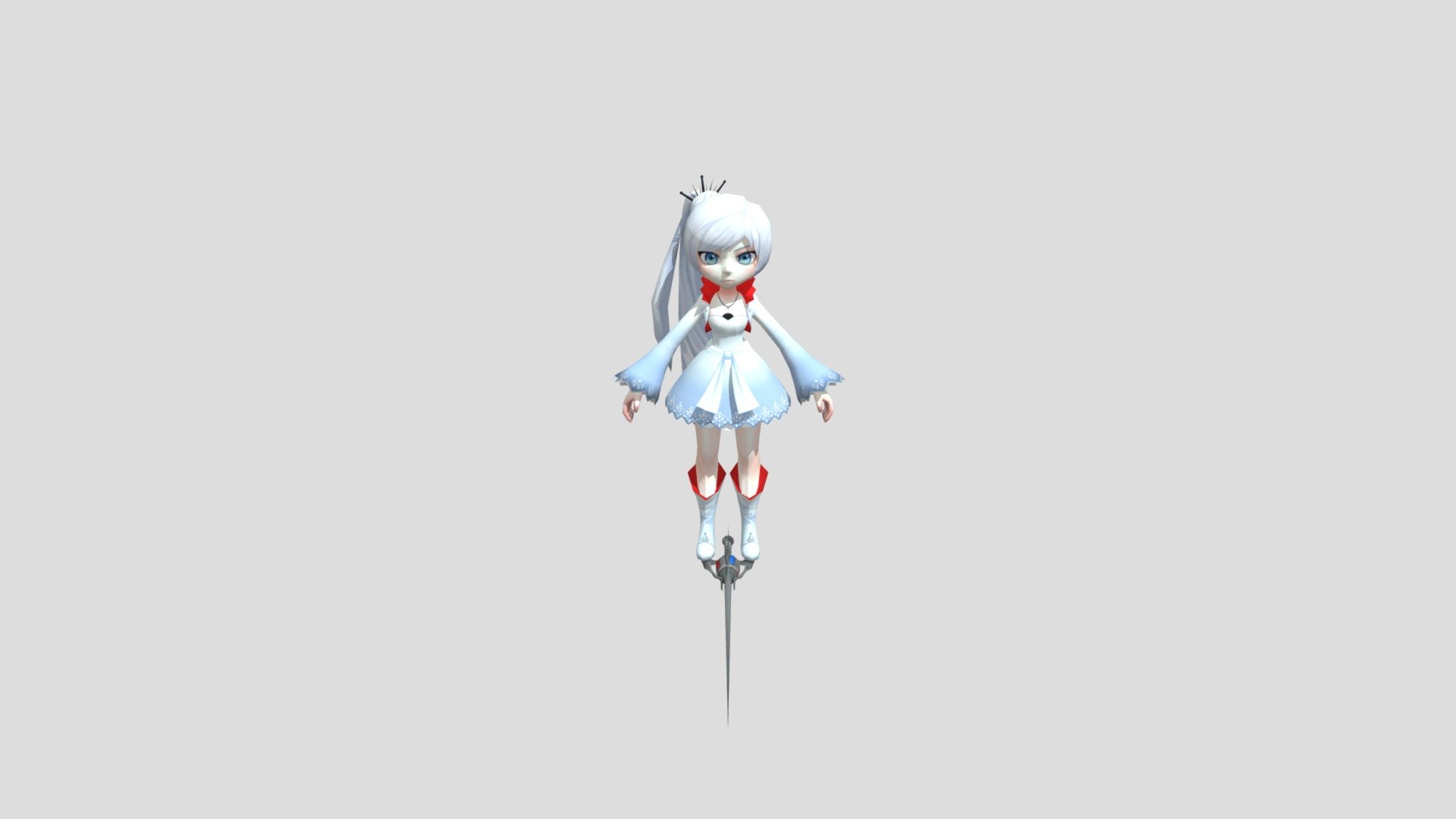 Rwby Amity Arena Weiss Schnee Download Free 3d Model By Puddlechicken Puddlechicken 05b334c