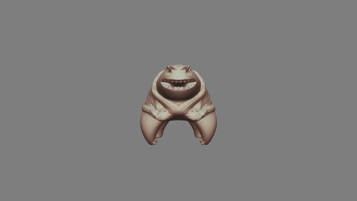 Niche Creature 3D Model