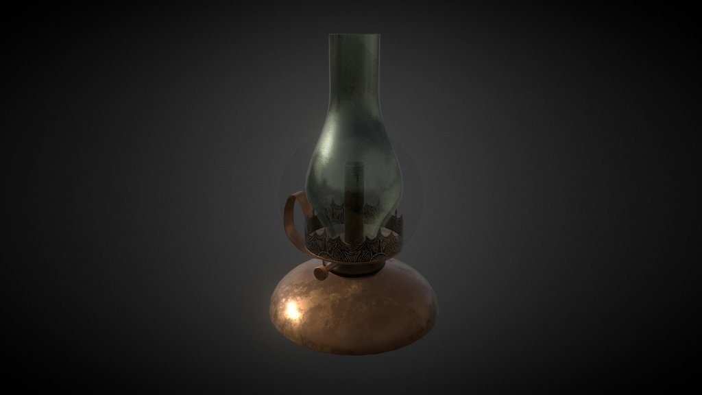 Antique Oil Lamp