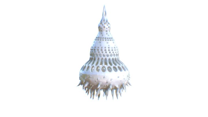 Radiolarian: Lamprocyclas Maritalis 3D Model