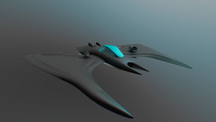 spaceship wip 3D Model