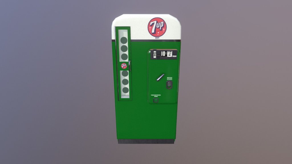 Vintage Soda Machien - 3D model by Han1993 [05b7b54] - Sketchfab