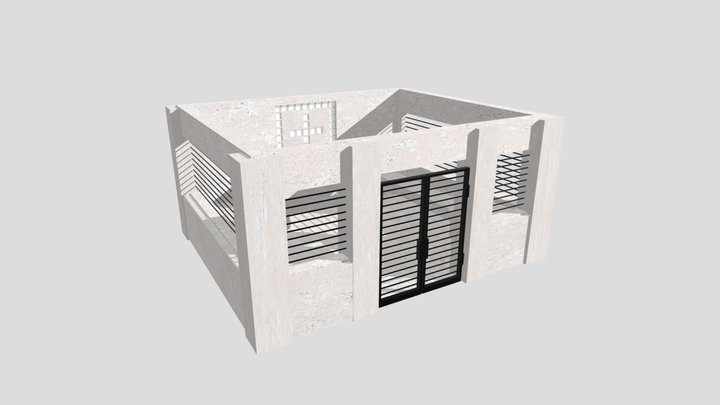 mausoleum no roof 3D Model