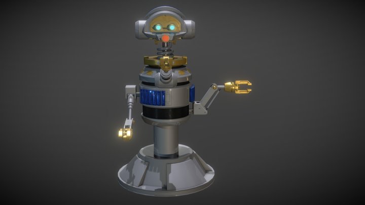 Disneyland - RX-24 "Rex" Droid 3D Model
