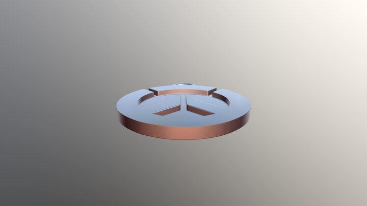 OverWatch Medal 3D Model