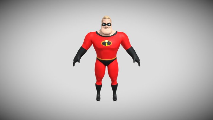MR. INCREDIBLE - by: caarloos_sj 3D Model