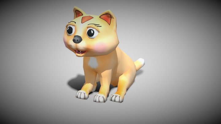 3DRT - Toonpets Cat 3D Model