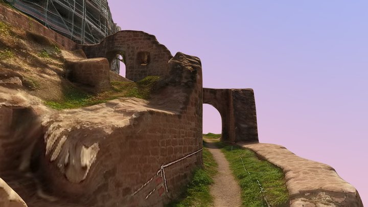 Burg Meistersel Zwischenstand 3D Model