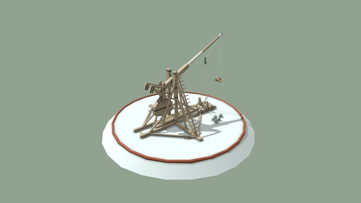Trebuchet 3D Model