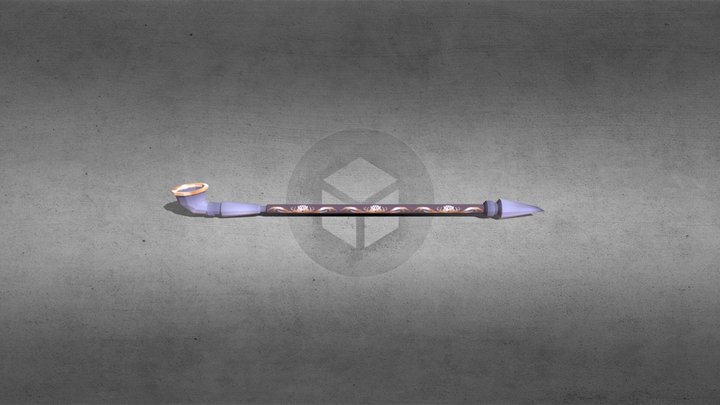 The Poisoner - Kiseru Pipe 3D Model