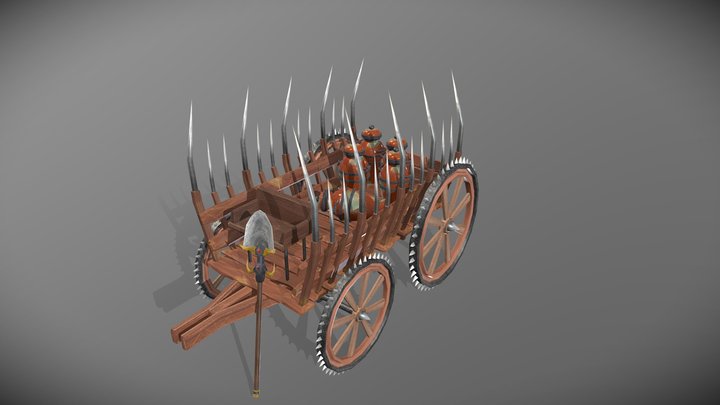 [STUDENT WORK] Three items : Spiky farmer 3D Model