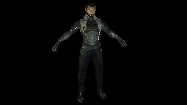 Adam Jensem - Texturizado 3D Model