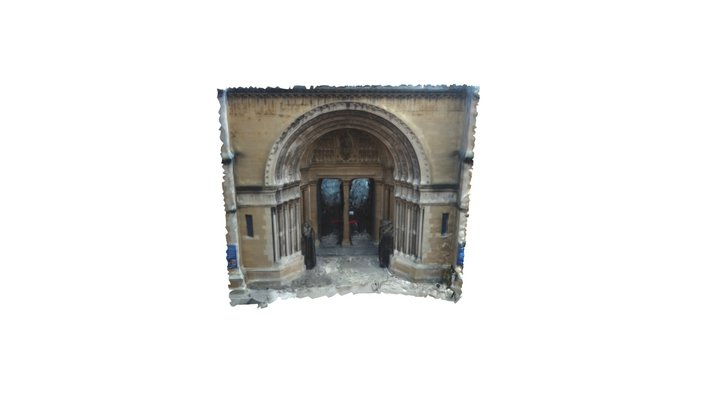 Belfast Cathedral archivolt 3D Model