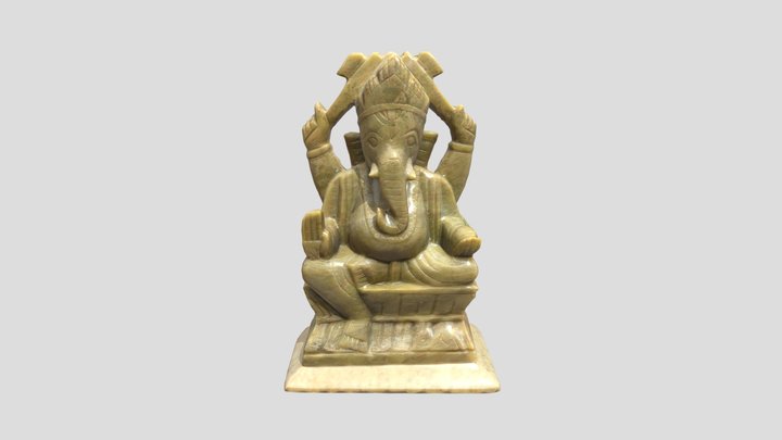 Statuette_Elephant 3D Model