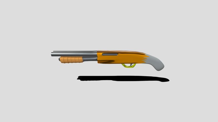 Short 12 (gun) 3D Model