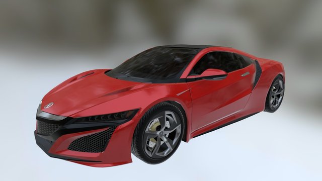 ACURA NSX 2016 LS 3D Model