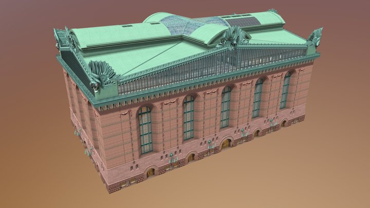 Harold Washington Library Center 3D Model