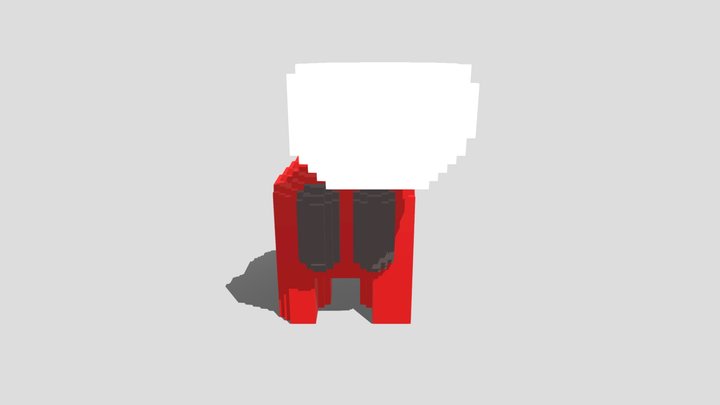 voxel AMONG US 3D Model